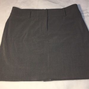 Pewter grey classy mini skirt